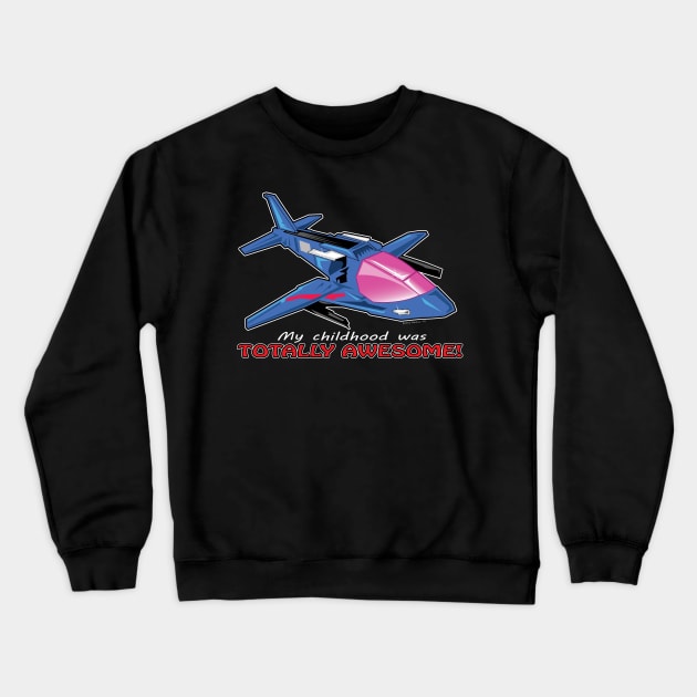 My Childhood was Totally Awesome 1 Crewneck Sweatshirt by Illustratorator